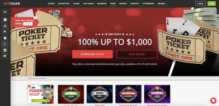 BetOnline Lobby